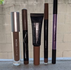 5pc Bundle of Eyebrow Pencils/Gels in Light Brown